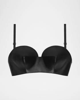 Givenchy Leather Cone Bra Top