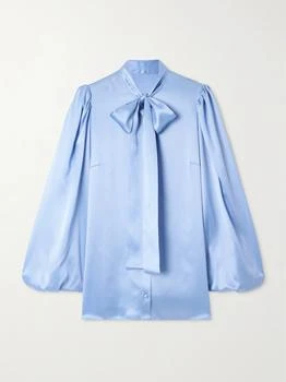 Dolce & Gabbana | Pussy-bow Silk-satin Shirt  - IT38