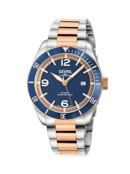 Gevril | Yorkville 43MM Stainless Steel Bracelet Watch