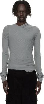 Rick Owens | Gray Concordians Hollywood Banana LS T-shirt