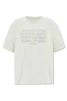 MAISON MARGIELA | Maison Margiela Numbers-Motif Crewneck T-Shirt