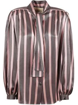 Valentino | Valentino Striped Button-Up Top
