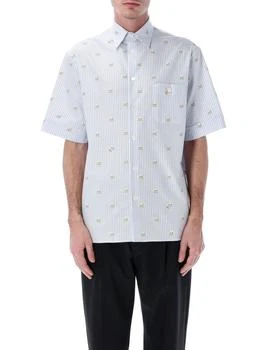 Valentino | Valentino Oxford Striped Button-Up Shirt