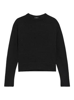 Theory Cashmere Crop Sweater