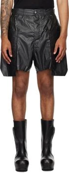 Rick Owens | Black Concordians Stefan Cargo Shorts