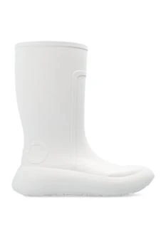 Salvatore Ferragamo | Women's Rain Boots With Logo In White