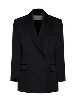Valentino | Valentino Double-Breasted Long-Sleeved Blazer