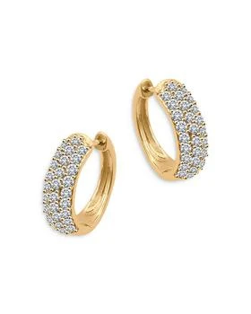 Bloomingdale's | Diamond Hoop Earrings in 14K Yellow Gold, 1.0 tcw
