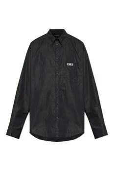 Balenciaga | Balenciaga BB Embroidered Oversized Shirt