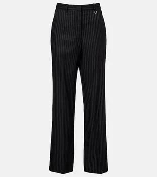 Isabel Marant | Noanda pinstriped wool-blend straight pants