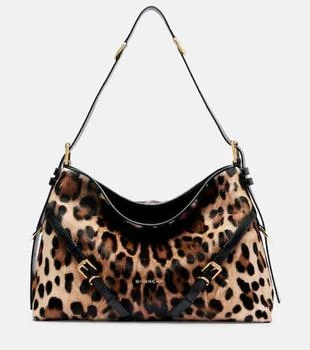 Givenchy | Voyou Medium leopard-print shoulder bag
