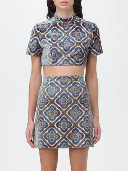 ETRO | Etro top in viscose and cotton jacquard velvet