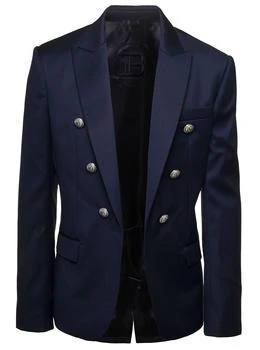 Balmain | Balmain Button Embellished Tailored Blazer