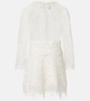 Isabel Marant | Hizene cotton guipure lace minidress