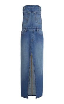 Stella McCartney | Stella McCartney Denim Strapless Maxi Dress - Moda Operandi