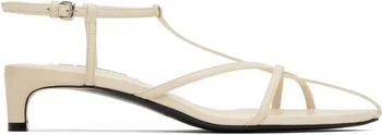 Jil Sander | Off-White Cage Low Heeled Sandals