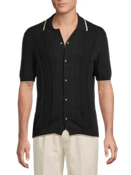 Brunello Cucinelli | Button-Front Cotton Polo Sweater