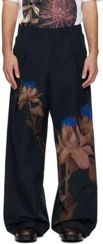 Dries Van Noten | Black Pleated Trousers