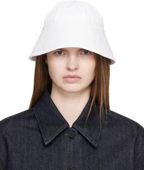 Jil Sander | Off-White Linen Bucket Hat