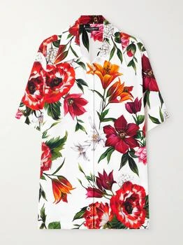 Dolce & Gabbana | Floral-print Silk-blend Shirt  - IT40