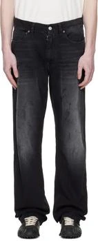 MM6 | Black Straight-Leg Jeans