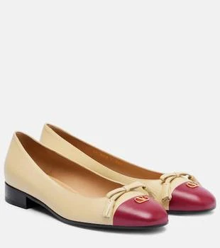 Valentino | Valet Du Roi VLogo leather ballet flats