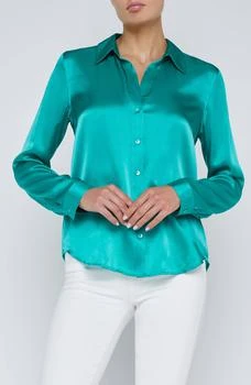 L
Agence - Tyler Silk Blouse