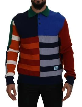 Dolce & Gabbana | Stripes Wool Pullover Men's Sweater