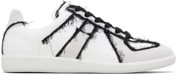 MAISON MARGIELA | Off-White Replica Embroidery Sneakers