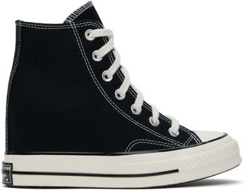 Black Chuck 70 Wedge High Top Sneakers