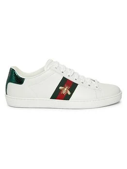 Gucci | New Ace Bee Embroidered Sneakers