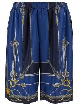 Versace | Versace Nautical Print Knee-Length Shorts