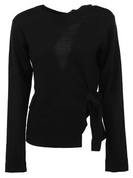 Jil Sander | Jil Sander Twist Detailed Open Back Knit Top