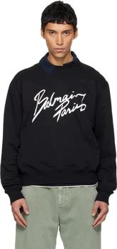 Balmain | Black 'Balmain Paris' Sweatshirt