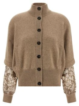 Brunello Cucinelli | Brunello Cucinelli Sequin Embellished Knitted Cardigan