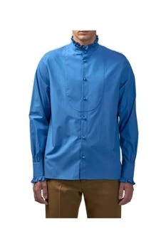 Valentino | Valentino Ruffle Detailed Button-Up Shirt