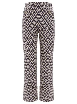 Valentino | Valentino Monogram Patterned Flared Trousers