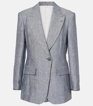 Brunello Cucinelli | Hemp and linen blazer