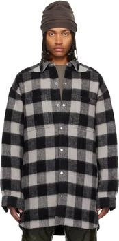 Rick Owens | Black Concordians Oversized Overshirt