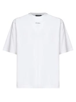 Dolce & Gabbana | DOLCE & GABBANA | White cotton printed oversized T-shirt | Man | XS
