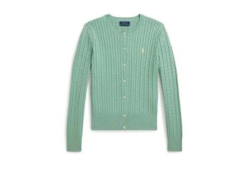 Ralph Lauren Mini-Cable Cotton Cardigan (Big Kid)
