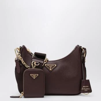 Prada | Re-Edition 2005 burgundy leather bag