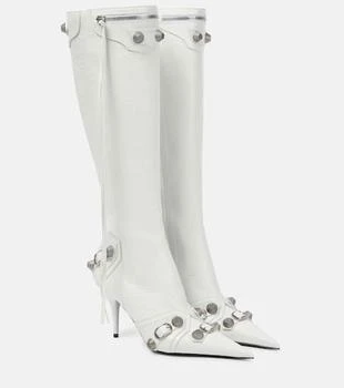 Balenciaga | Cagole leather knee-high boots