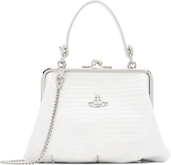 Vivienne Westwood White Granny Frame Bag