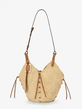 Isabel Marant | Losange raffia shoulder bag