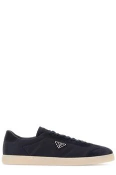 Prada Triangle-Logo Lace-Up Sneakers