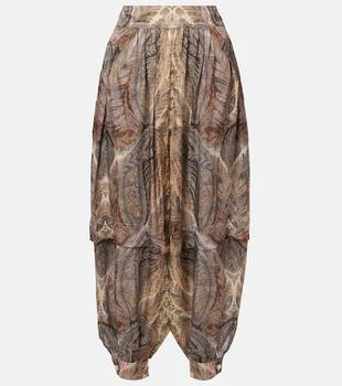 Zimmermann | Hypnotic paisley silk tapered pants