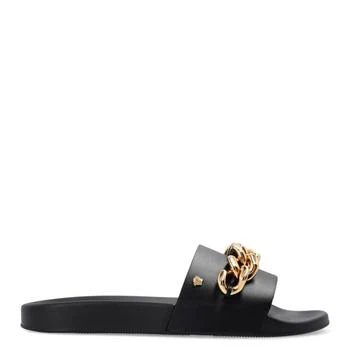 Versace | Medusa Chain Leather Slides