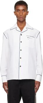 Salvatore Ferragamo | White Pajama Shirt
