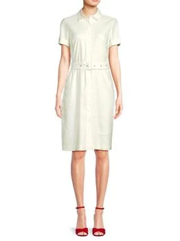 Calvin Klein Linen Blend Shirtdress